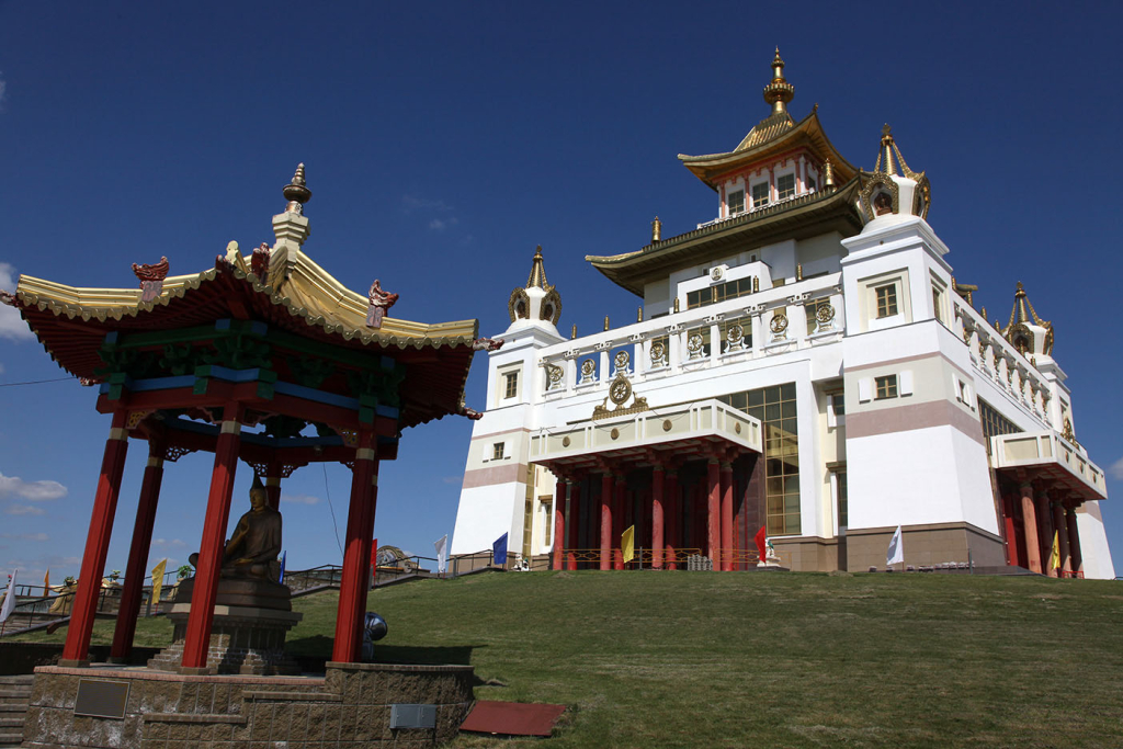 A photo of the Golden Temple - Elista, Kalmykia